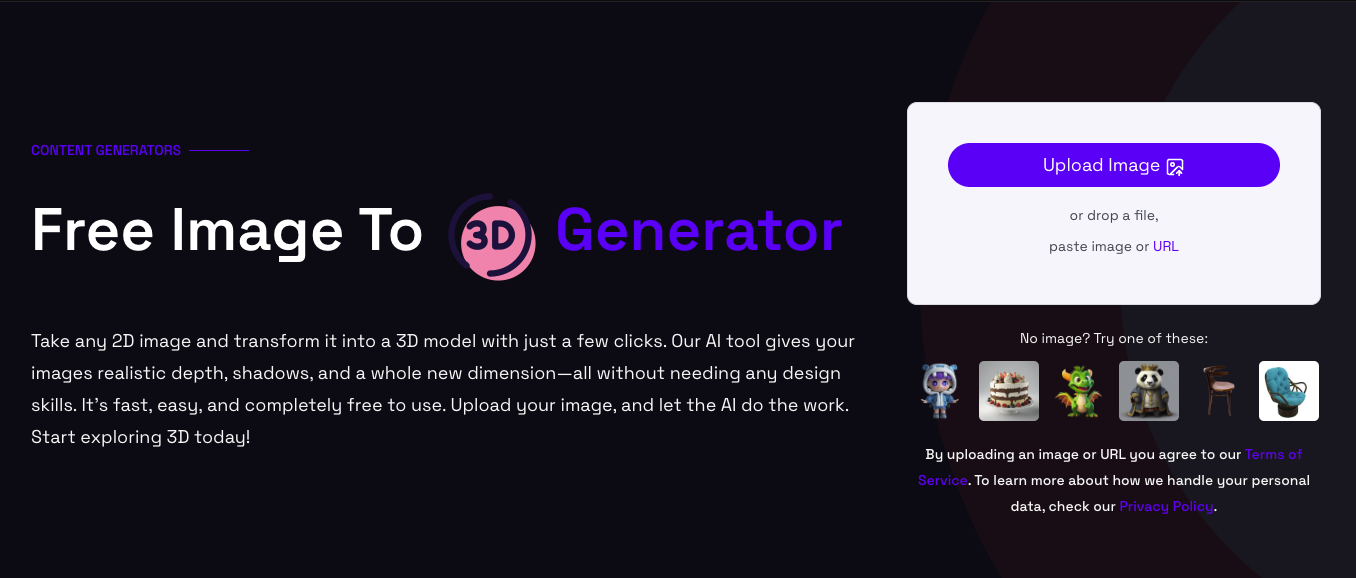 KreateGPT ImageTo3D AI Tool