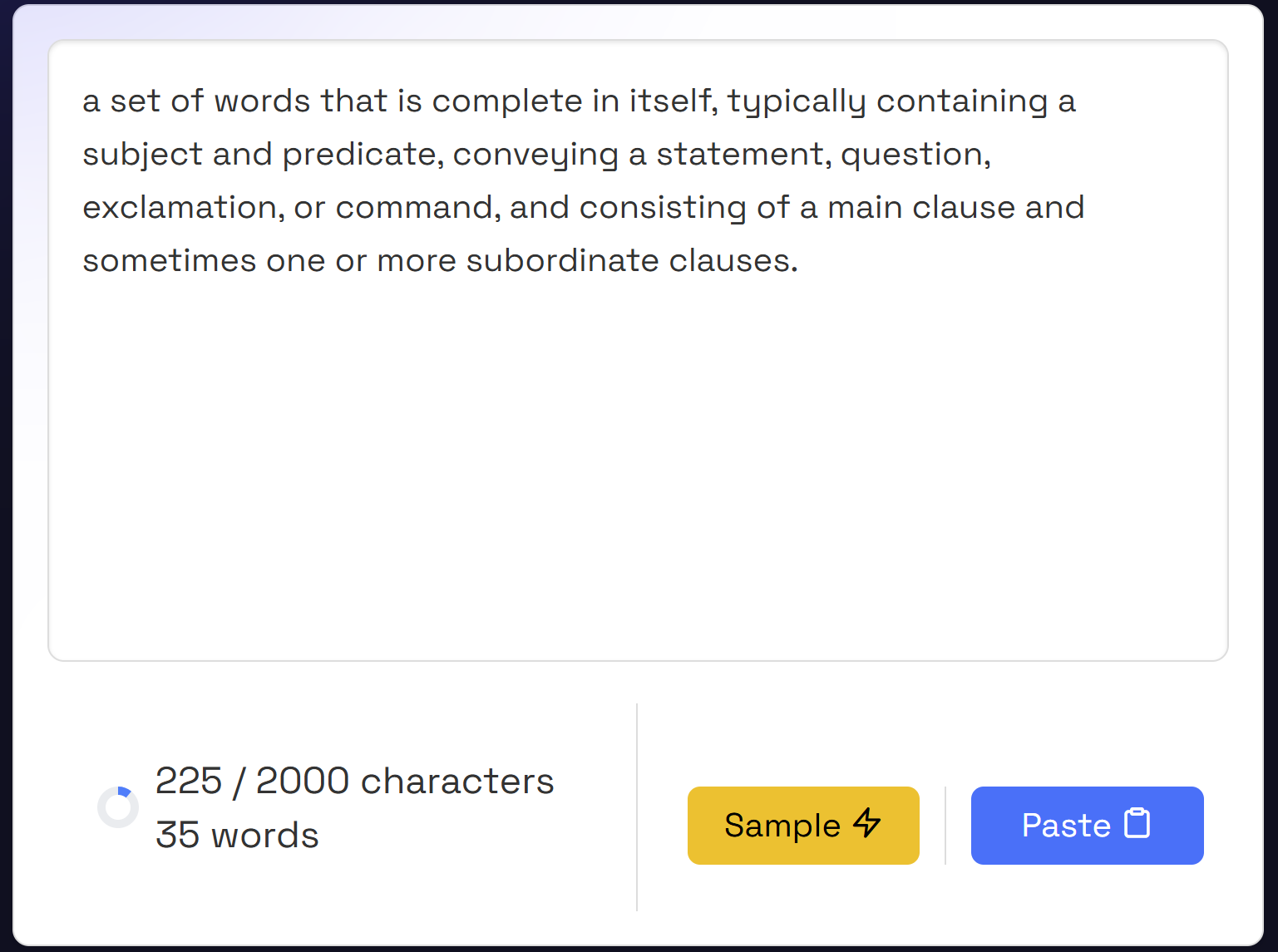 Input your sentence into KreateGPT's Sentence Rewriter Tool
